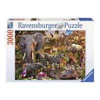 Ravensburger puzzels 3000 stukjes Afrikaanse dierenwereld