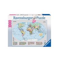 puzzels 1000 stukjes Staatkundige wereldkaart