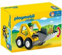 Playmobil 1.2.3 - Graafmachine met werkman