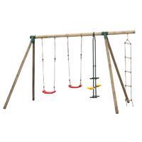 Speeltoestel Danielle - schommels,ladder en schommelwip 390x220x220cm