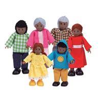 Hape Puppenfamilie - Dunkle Hautfarbe