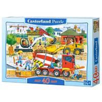 castorland Construction Site,Puzzle 40 Teile maxi