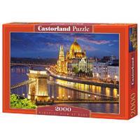 castorland Budapest view at dusk,Puzzle 2000 Teile