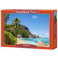 Tropical Beach,Seychelles,Puzzle 3000 Te