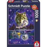 999 Games Wolf in het Maanlicht 1000 stukjes - Puzzel