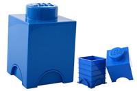 LEGO Opbergbox Blauw 12.5 x 12.5 x 18 cm