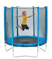 Plum Junior trampoline met veiligheidsnet blauw