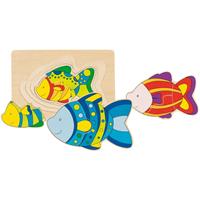 Goki Schichtenpuzzle Fisch