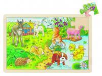 Goki Puzzle - Baby Animals
