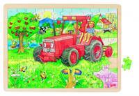 Goki Einlegepuzzle Traktor