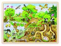 Goki Puzzle Nature 96pcs. Holz
