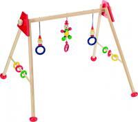 Heimess Babygym Hout Rood Mannetje