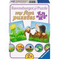 Ravensburger Verlag Ravensburger 07313 - Tiere im Garten, Puzzle, 9 x 2 Teile