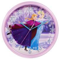 Character Frozen Wall Clock Unisexuhr in Pink FROZ8
