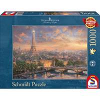 Schmidt Spiele Schmidt 59470 - Thomas Kinkade, Paris, Stadt der Liebe, 1000 Teile, Puzzle