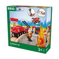 BRIO trein Treinset bij de brandweer 33815
