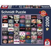 Schmidt 58297 - Blumengruß, Puzzle, 2000 Teile