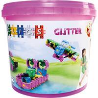 Clics glitter bucket 8-in-1 175 stuks