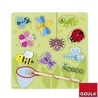 Jumbo Spiele; Goula Magnetisches Insektenspiel (Holzpuzzle)