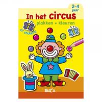 De Ballon Plakboek In Het Circus Plakken en Kleuren (2-4 jaar)