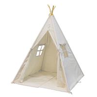 Sunny Alba Tipi Tent voor kinderen in crème wit Wigwam Speeltent met ramen
