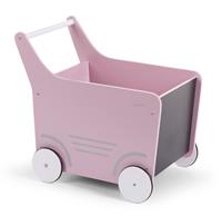 Childhome Houten Wagen Roze - Roze/lichtroze
