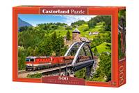 castorland Train on the Bridge - Puzzle - 500 Teile