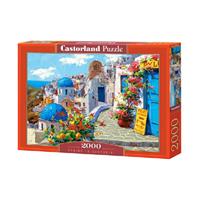 castorland Spring in Santorini - Puzzle - 2000 Teile