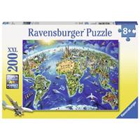 Ravensburger World Landmarks Map 200p