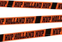 nederland Afzetlint hup Holland hup oranje/zwart 15 meter