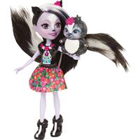 Mattel Enchantimals Stinktiermädchen Sage Skunk Puppe