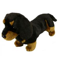 Bellatio Kortharige teckel knuffel hond 42 cm