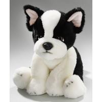 Bellatio Zittende pluche knuffel Franse bulldog 24 cm