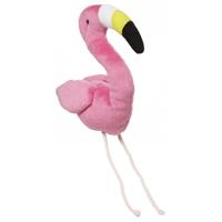 Bellatio Pluche flamingo knuffeltje 10 cm