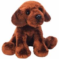 Bellatio Pluche Labrador knuffel hond bruin 12 cm