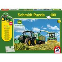 Schmidt Spiele Schmidt 56043 - John Deere, 8370R, 60 Teile, Klassische Puzzle