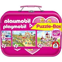Schmidt Spiele Playmobil, Puzzle-Box im Metallkoffer