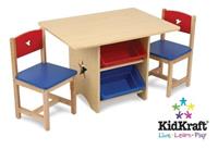 KidKraft Sterntisch mit 2 Stühlen Set Mehrfarbig