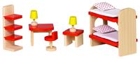Goki Luxe houten poppenhuismeubeltjes kinderkamer -