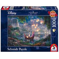 Schmidt Spiele Schmidt 59480 - Puzzle "Thomas Kinkade", 1000 Teile, Disney Rapunzel