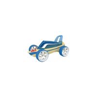 Bellatio Roadster raceauto bamboe speelgoed auto 8 cm