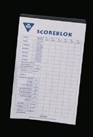 Scoreblok 9.4x14.5cm 250vel 5st