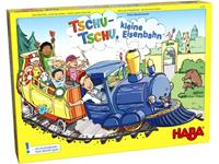 HABA 303736 - Tschu-Tschu, kleine Eisenbahn! Farb-Würfel-Spiel, Brettspiel