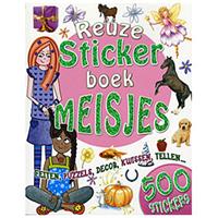 basic Reuze Doeboek / Stickerboek Meisjes + 500 Stickers