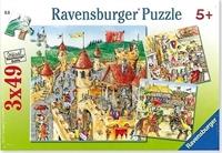 Ravensburger puzzel 3x49 stukjes Ridderkasteel
