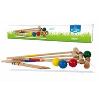 Outdoor Speelgoed croquet set van hout