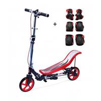 Space Scooter ® Deluxe X 590 rood/zwart - Rood