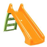 Praxis Paradiso Toys kleine glijbaan groen/oranje 1,24m