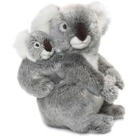 Beta Service WWF Plüsch 16898 - Koala Mutter mit Baby, Australien-Kollektion, Plüschtier, 28 cm