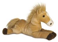 Aurora Knuffel Flopsie paard butterscotch bruin 30,5 cm